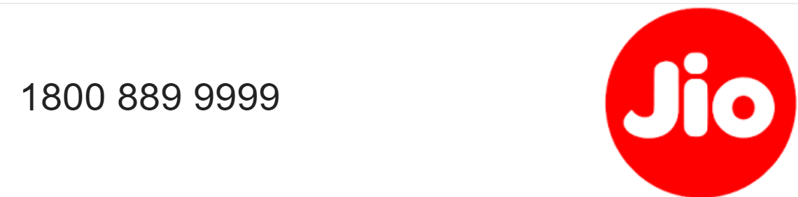 Jio customer care number Jio customer care number