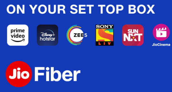 Jio fiber 999 plan ott apps